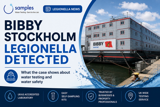 Bibby Stockholm Legionella incident and UK water testing lessons