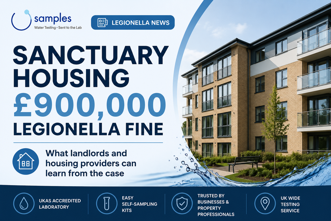 Sanctuary Housing £900,000 Legionella fine, lessons for landlords and housing providers