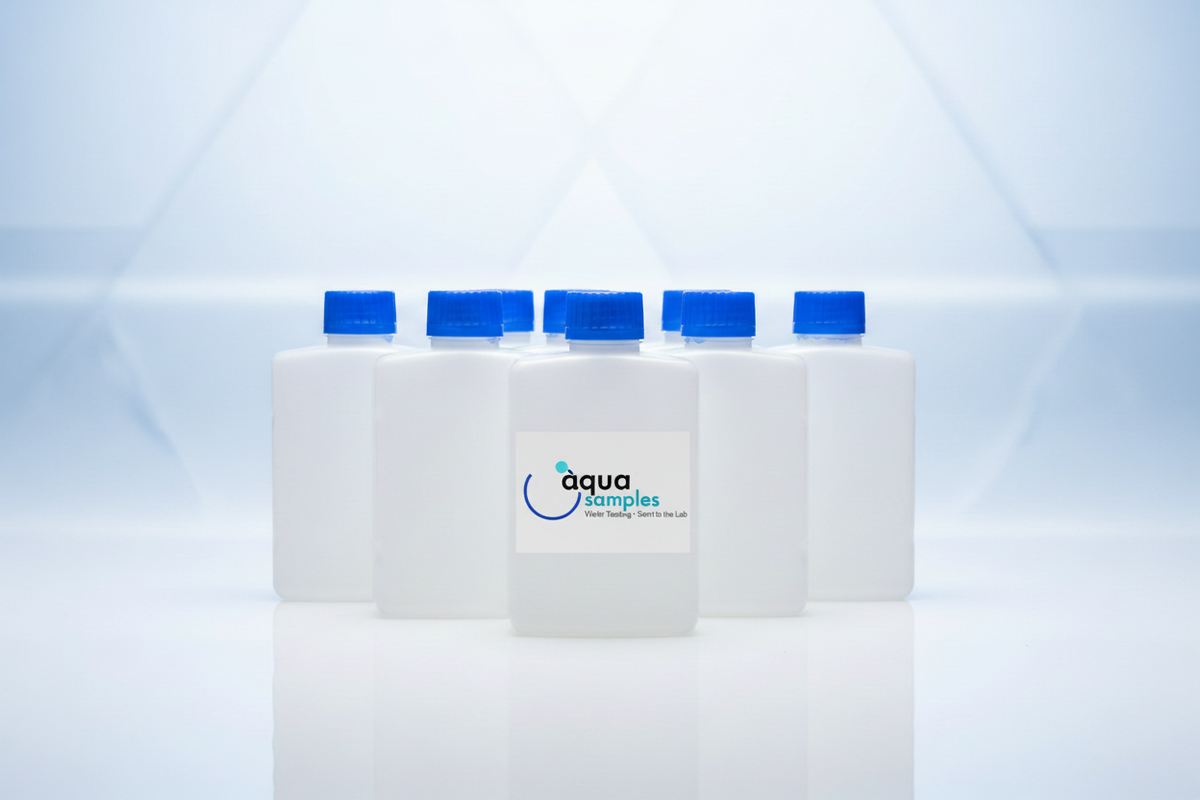 Aqua Samples sterile water sample bottles